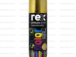 Pintura Spray - Rex Metalico Dorado 400 Ml