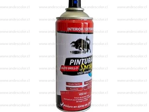 Pintura Spray - Toro Negro Laca Transparente 400 Ml
