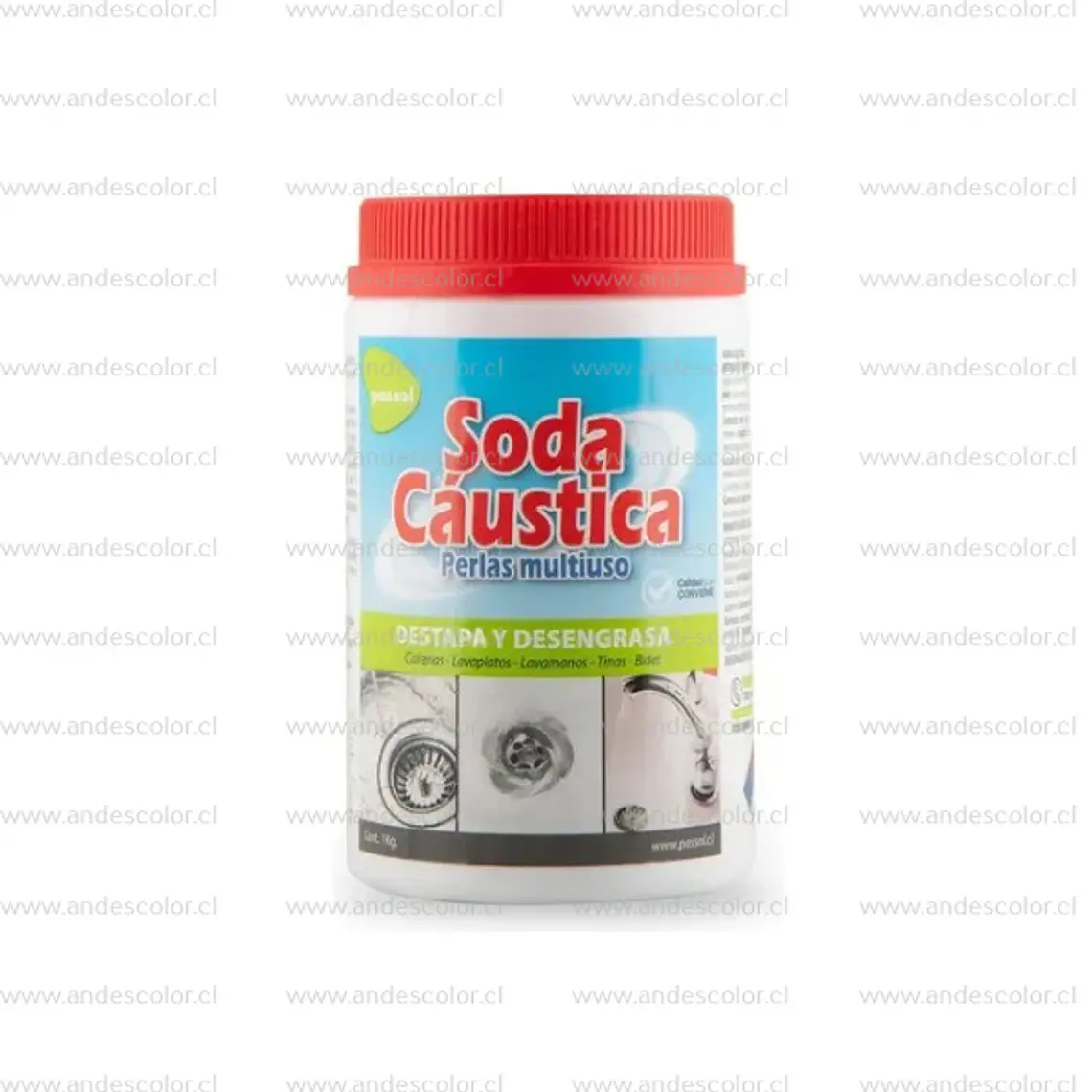 Soda Caustica - Passol Soda Caustica Pote 1 Kg 1
