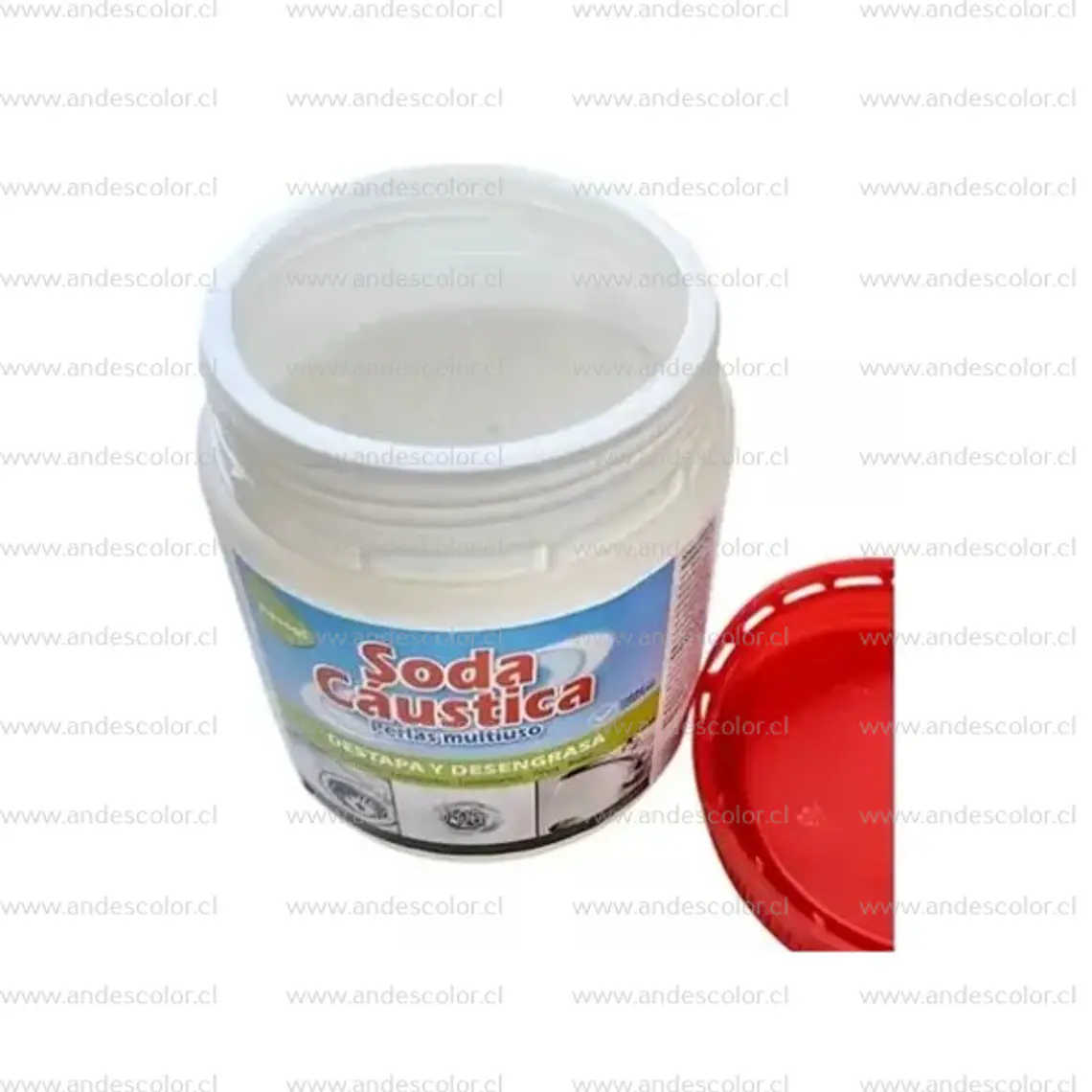 Soda Caustica - Passol Soda Caustica Pote 1 Kg 2
