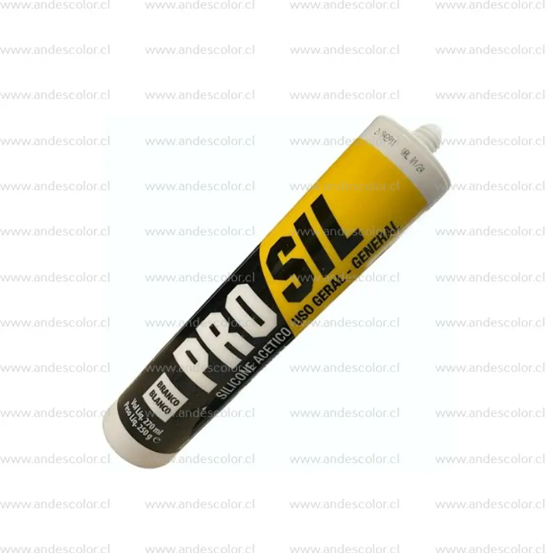 Siliconas - Prosil Silicona Acetica Blanca Cartucho 270 Ml 2