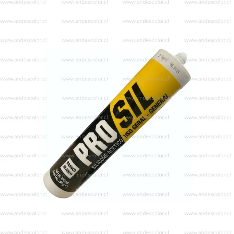 Siliconas - Prosil Silicona Acetica Blanca Cartucho 270 Ml 2