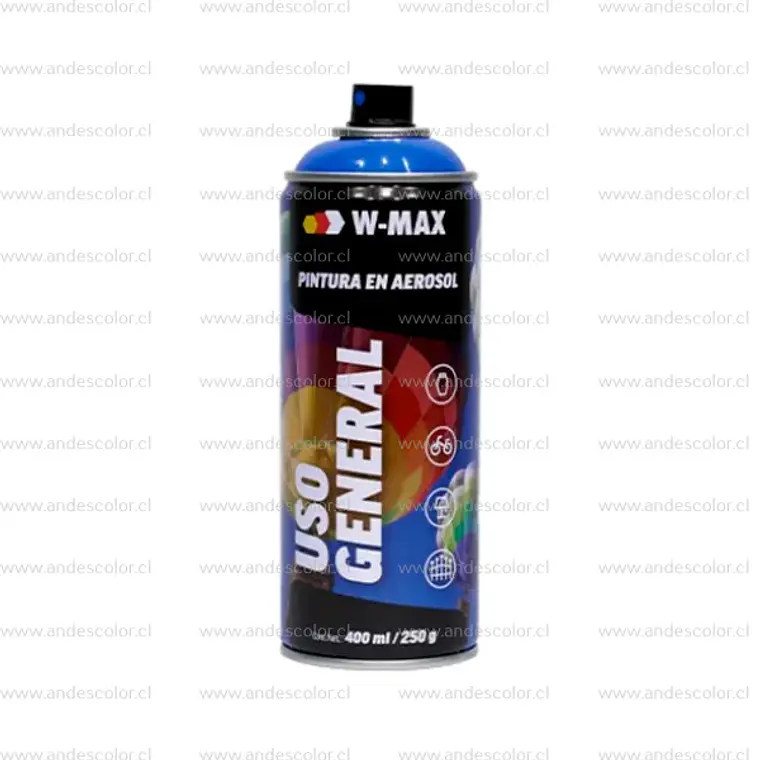 Pintura Spray - Wmax Acrilica Azul 400 Ml 1