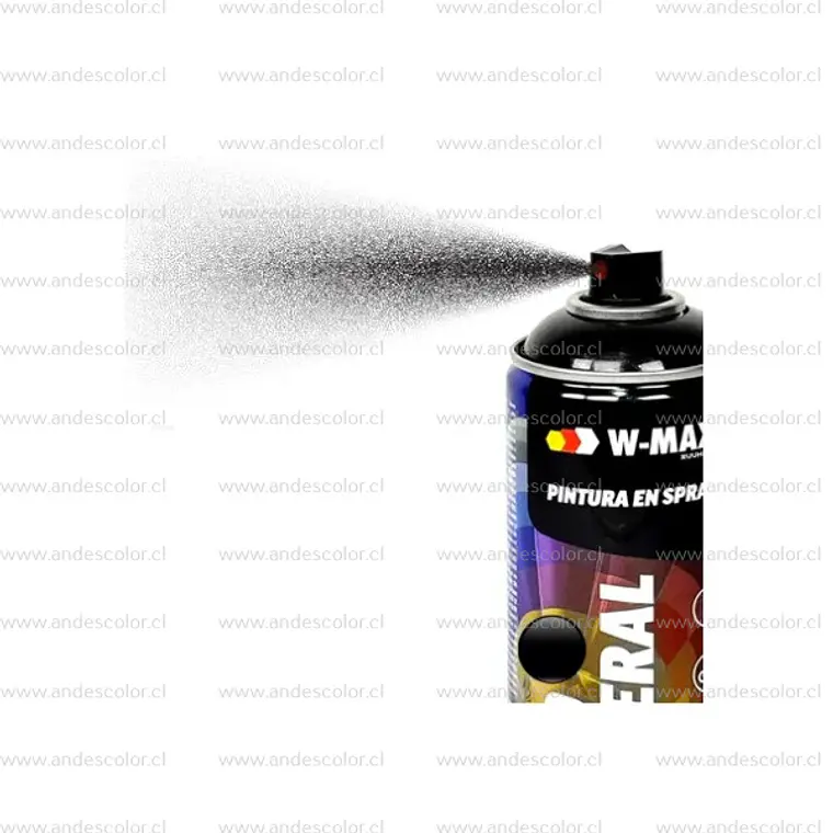 Pintura Spray - Wmax Acrilica Negro Brillante 400 Ml 2