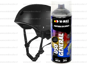 Pintura Spray - Wmax Acrilica Negro Mate 400 Ml