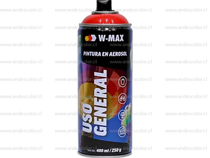 Pintura Spray - Wmax Acrilica Rojo 400 Ml