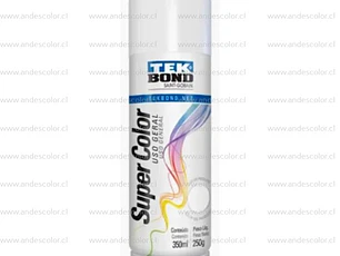 Pintura Spray - Tekbond Acrilica Blanco Brillante 400 Ml