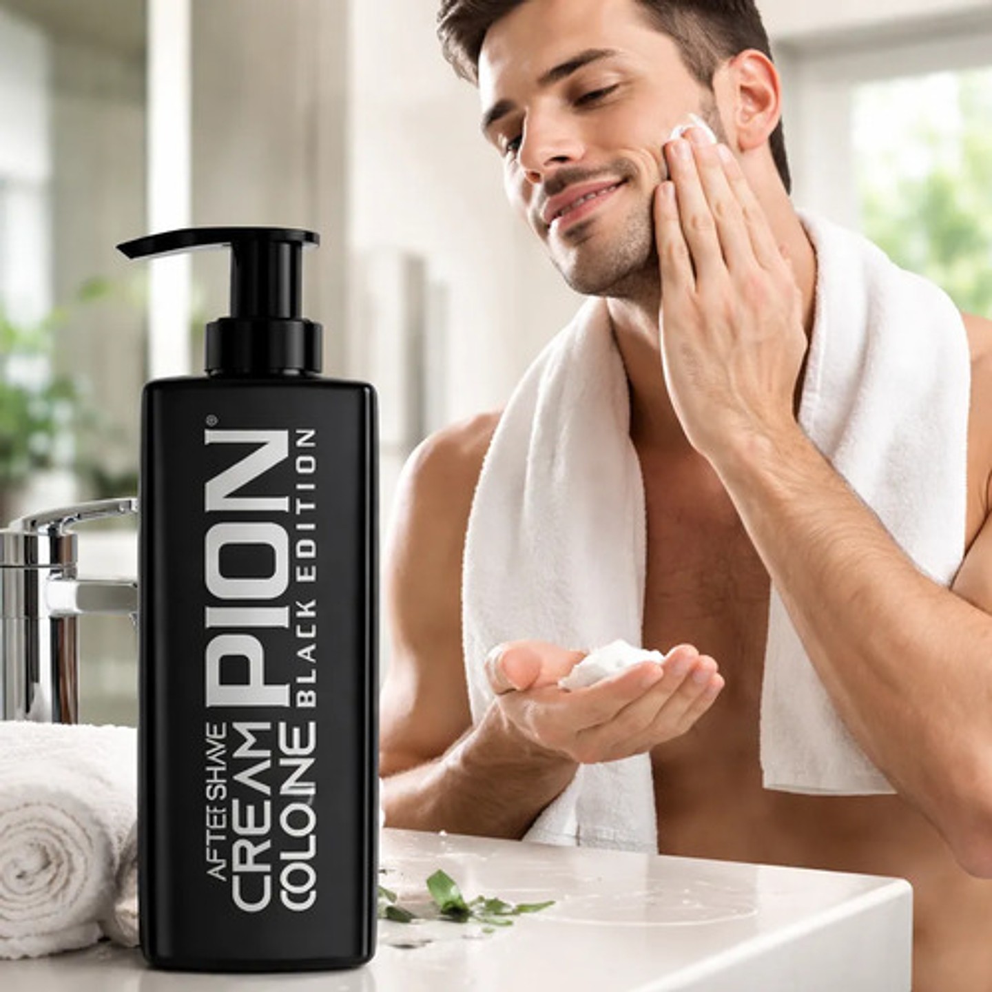 After Shave En Crema Pion Despues Del Afeitado Black 390ml 4