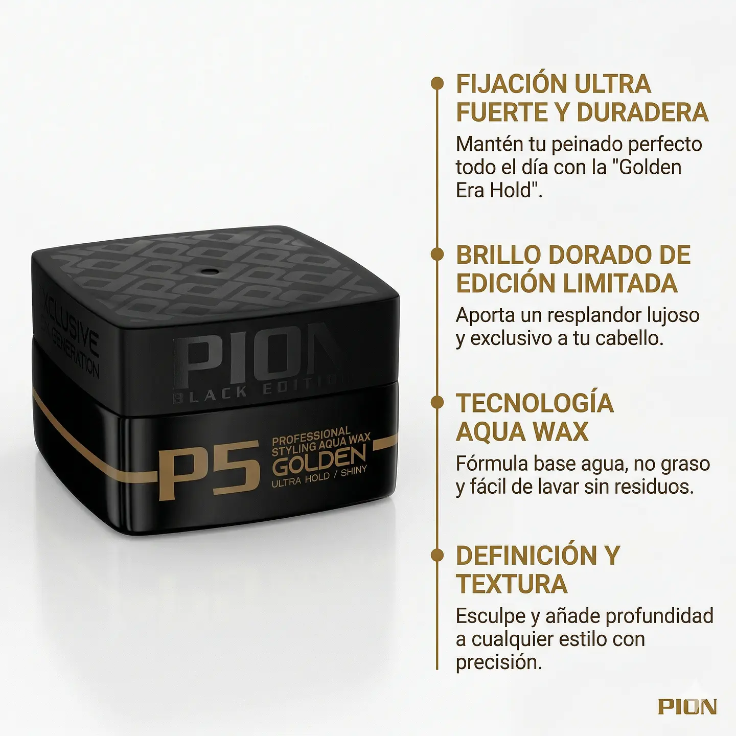 Cera Para Cabello Pion Styling Aqua Wax P5 150ml 2