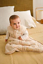 Saco de dormir bebé - Muselina de bambú - Vichy Sand - TOG 1  - Miniatura 2
