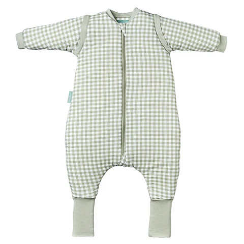 Pijama manta con mangas y calcetines antideslizantes - Mint Tea - TOG 2.5