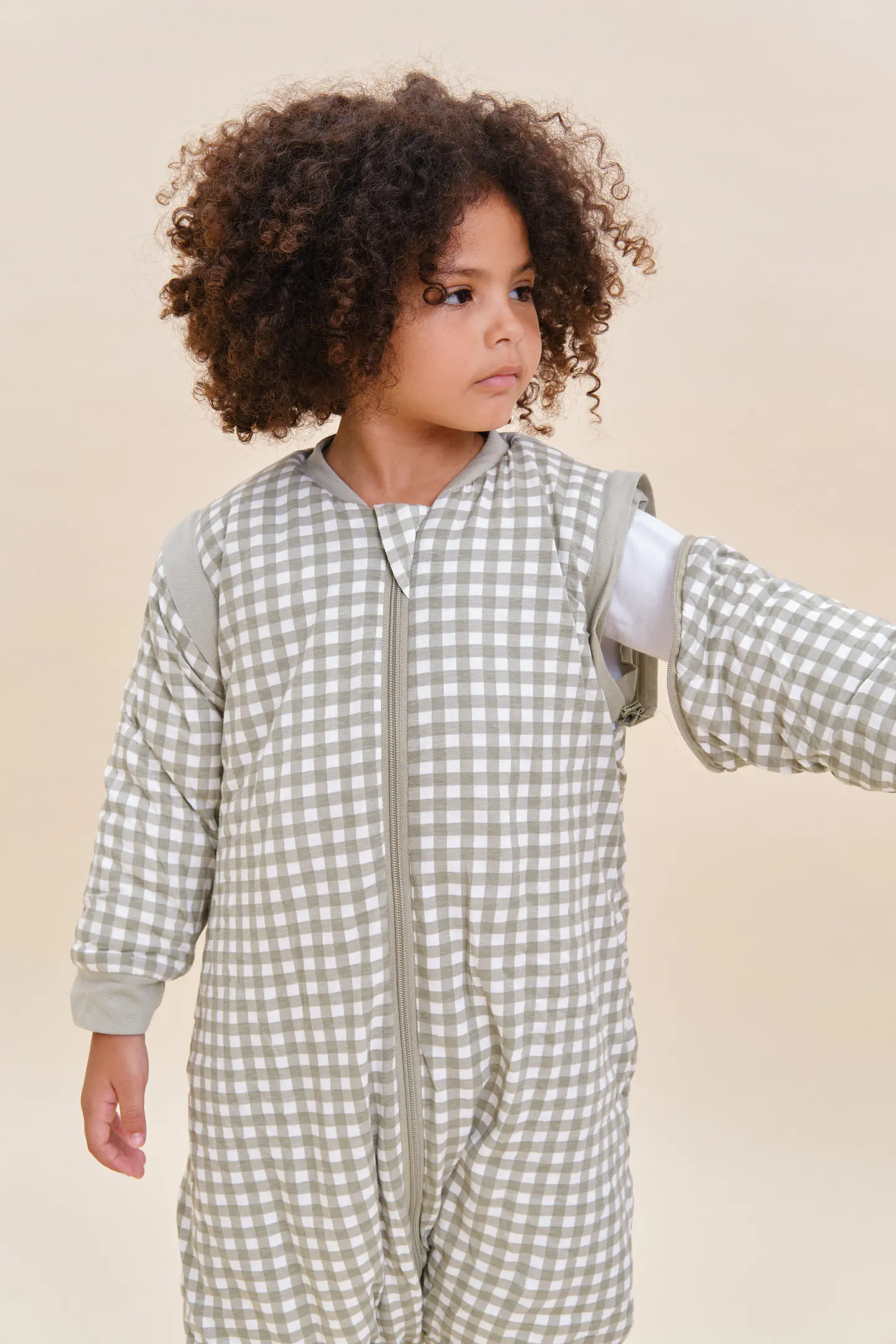 Pijama manta con mangas y calcetines antideslizantes - Mint Tea - TOG 2.5 4