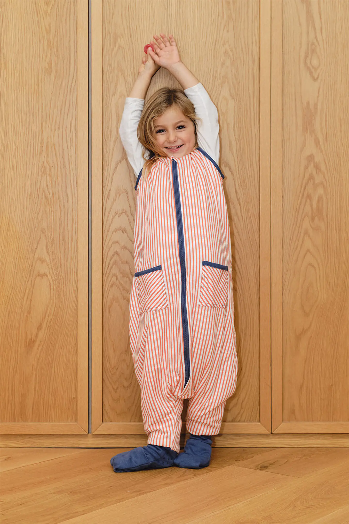 Pijama manta con calcetines antideslizantes - Sailor Orange - TOG 1 4