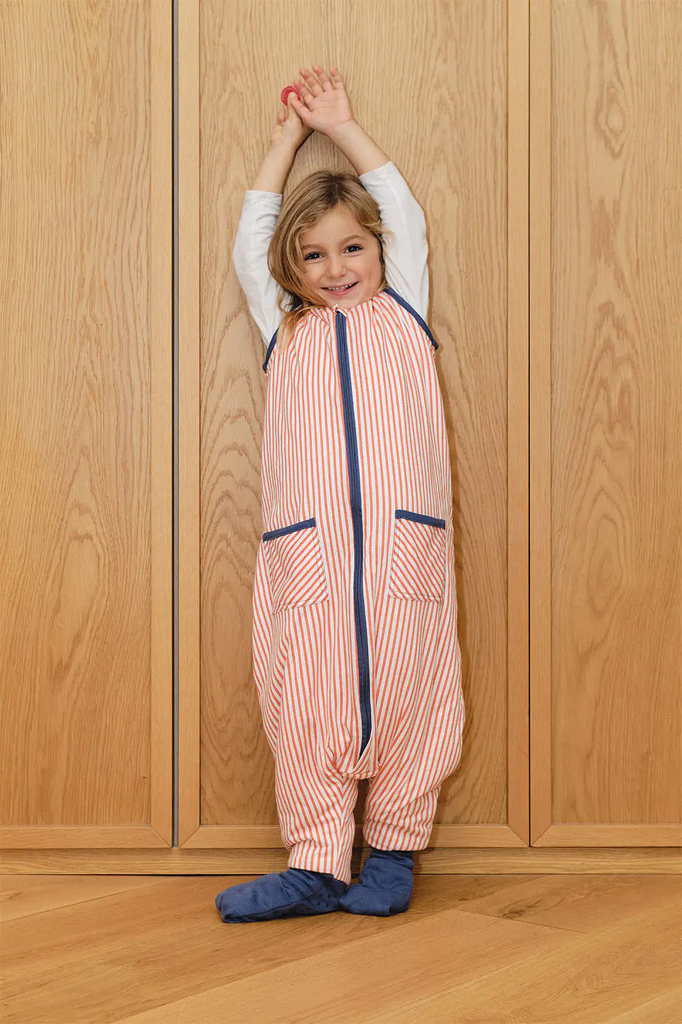 Pijama manta con calcetines antideslizantes - Sailor Orange - TOG 1 4