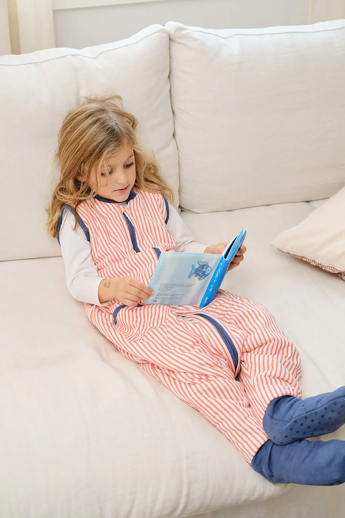 Pijama manta con calcetines antideslizantes - Sailor Orange - TOG 1 5
