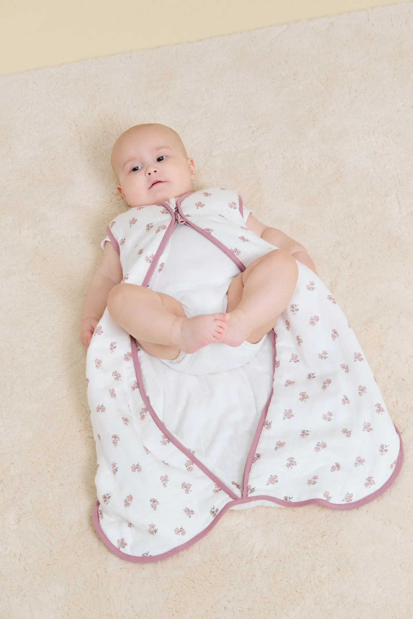 Saco de dormir bebe - Muselina de Bambú -  Tiny Flowers TOG 1 3
