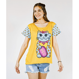 POLERA LULA GATITO AMOR