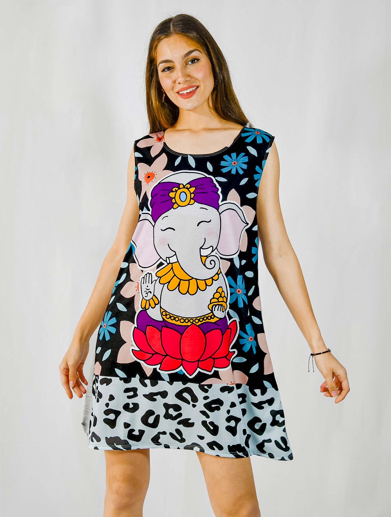 VESTIDO DREAMS GRIS ELEFANTE 