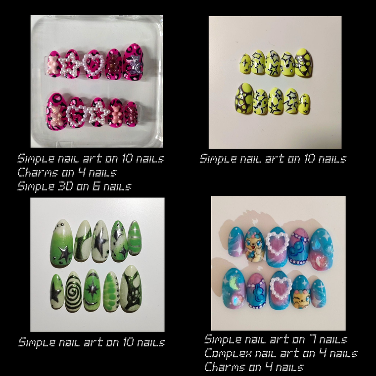 Custom Press-ons Set 4