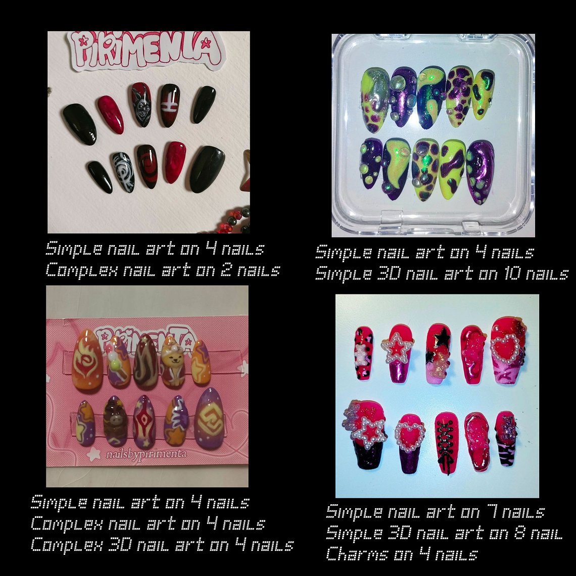 Custom Press-ons Set 3