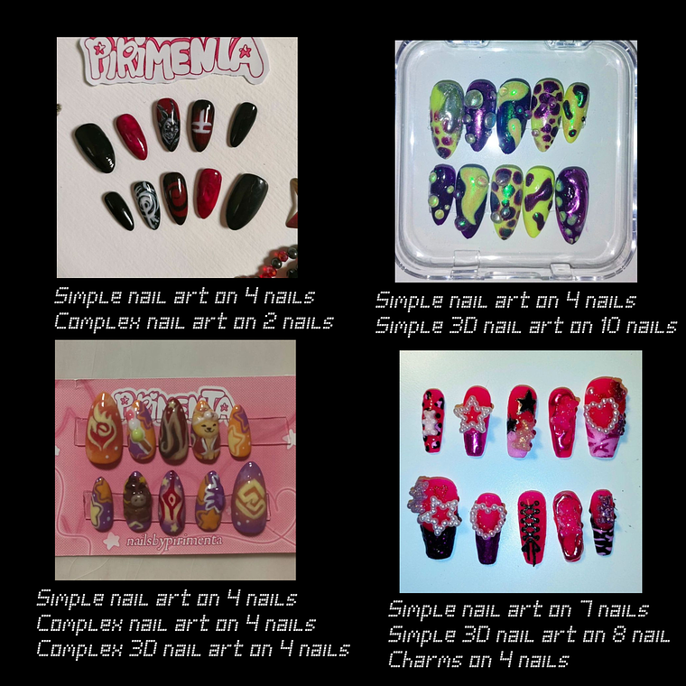 Custom Press-ons Set 3