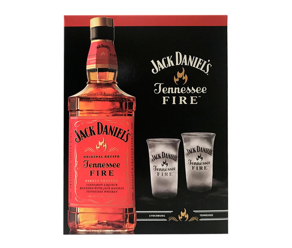 Jack Daniel´s Fire 750cc +con 2 vasos shots