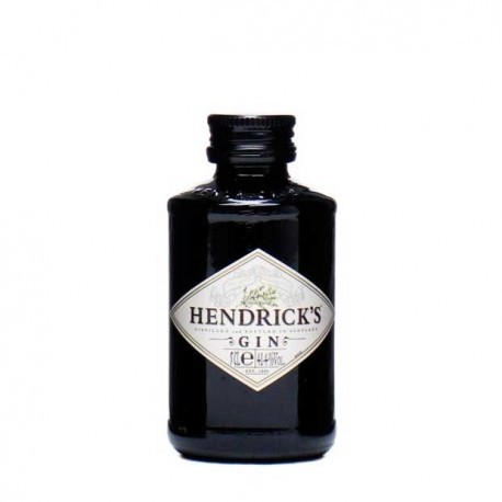Miniatura Gin Hendrick Premium 50 ml Original Envase vidrio
