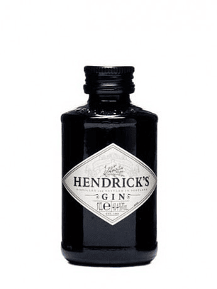 Miniatura Gin Hendrick Premium 50 ml  Original Envase vidrio 