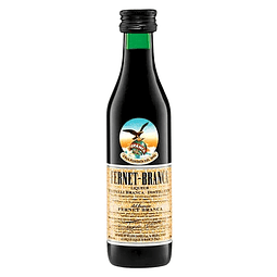 Miniatura Licor Italiano Fernet Branca 50ml  Botella vidrio