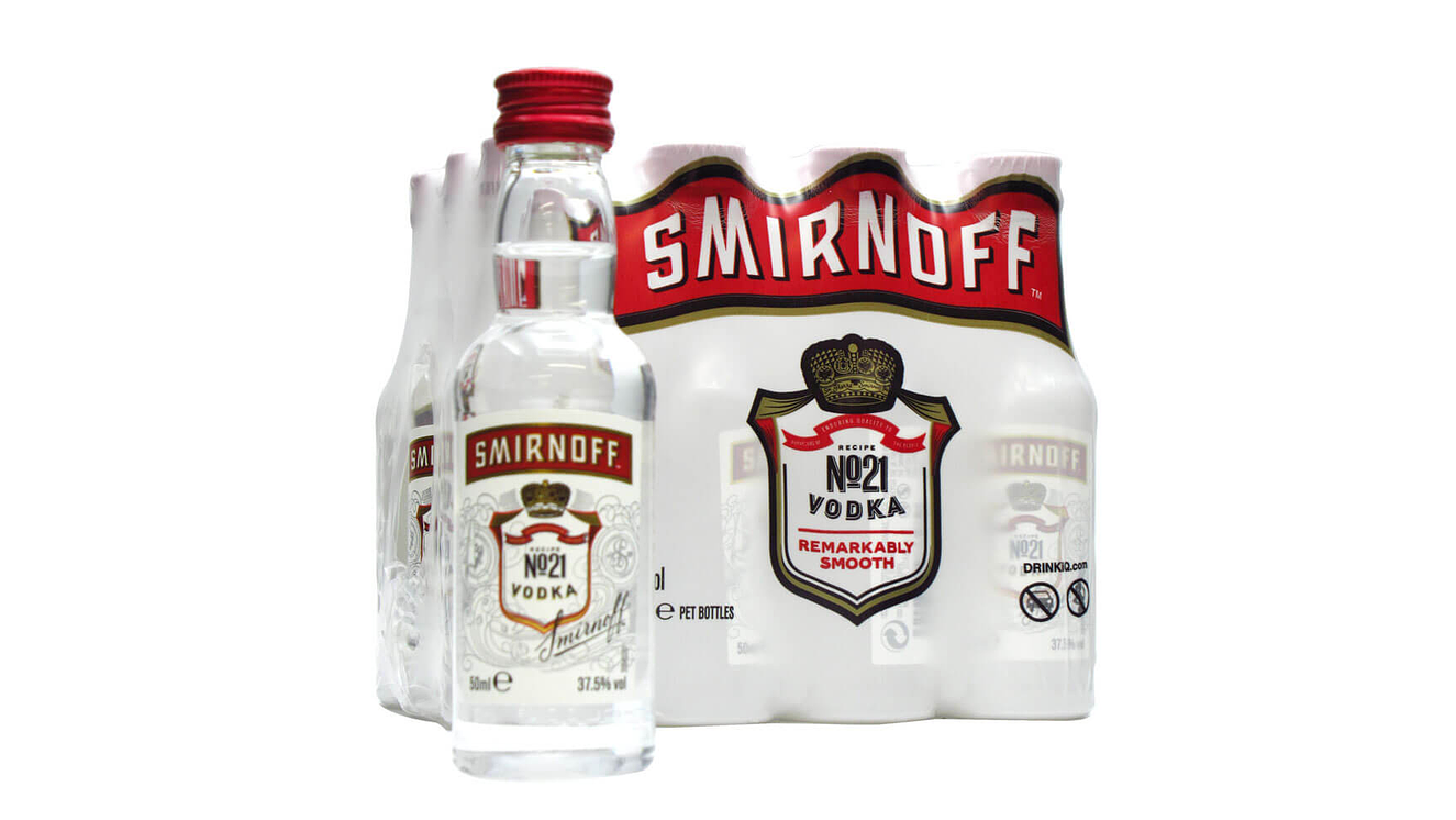  Miniaturas Vodka Smirnoff  12 unidades 50 ml 1