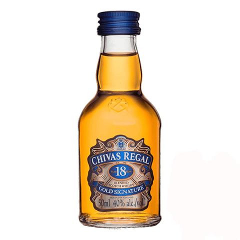 Miniatura Whisky Chivas Regal 18 Años 50 ml 