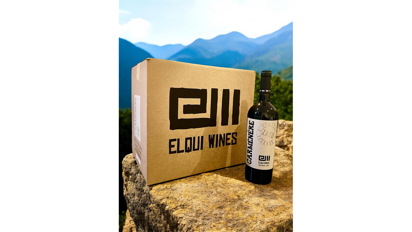 Vino Premium Carmenere Gran Reserva 2020 Elqui Wines 750 ml.  X Caja 12 Uni. 2