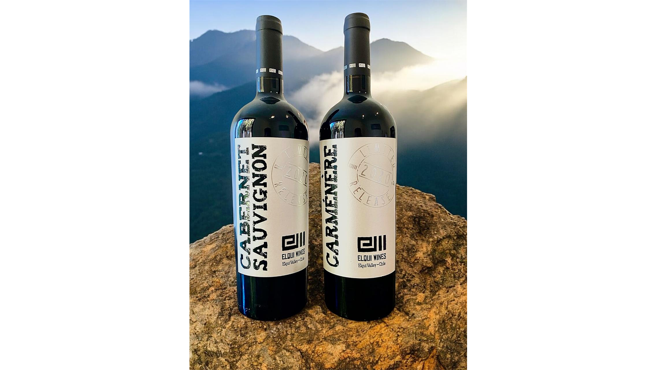  2 Vinos Premium Carmenere & Cabernet Sauvignon 2020 Elqui Wines 750 ml 2