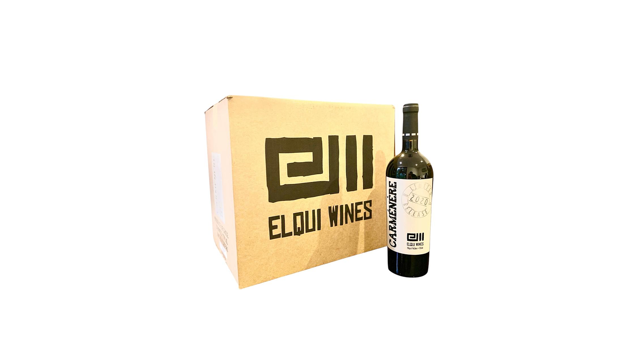 Vino Premium Carmenere Gran Reserva 2020 Elqui Wines 750 ml.  X Caja 12 Uni. 1