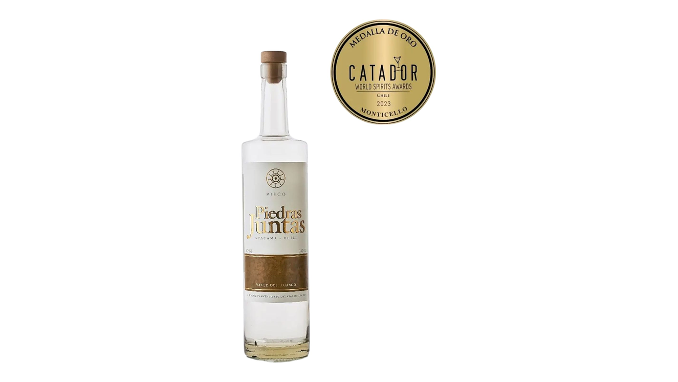 Pisco Piedras Juntas Reservado 40° Transparente 750 ml 1