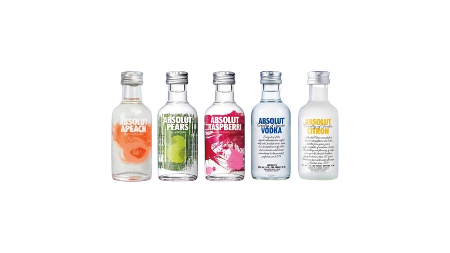 Miniaturas Vodka Absolut Para regalar 50 ml  2