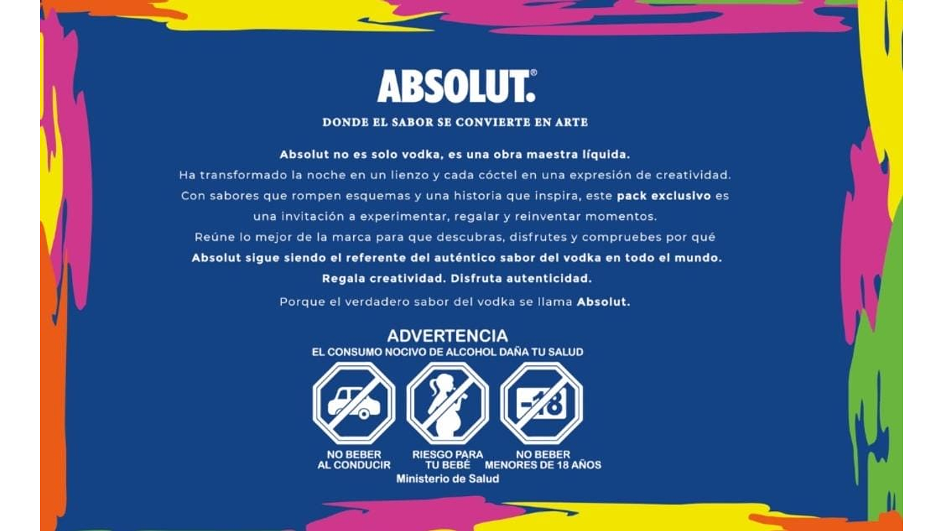 Miniaturas Vodka Absolut Para regalar 50 ml  4