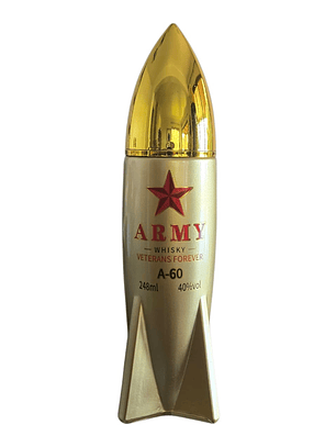 Whisky Army A-60 40% 248 Ml Botella Vidrio Premium