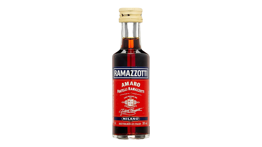 Miniatura Ramazzotti Amaro 30 ml Botella vidrio 1
