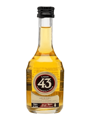 10 Miniaturas Licor 43  50ml Botella vidrio