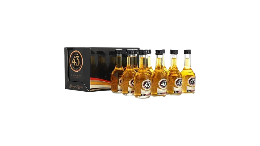 10 Miniaturas Licor 43  50ml Botella vidrio 1