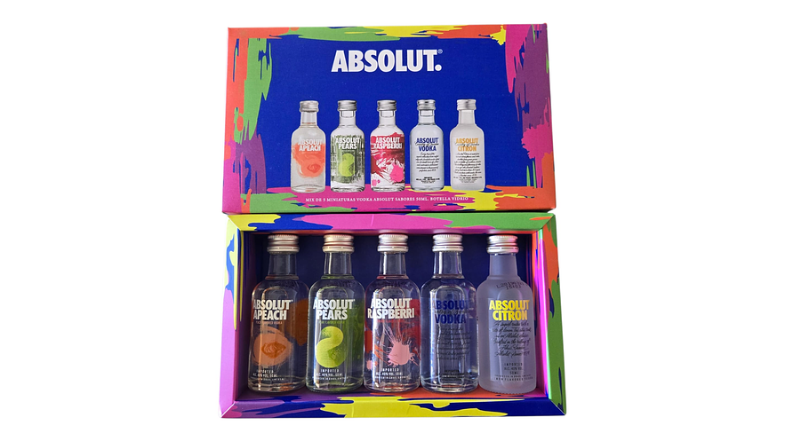 Miniaturas Vodka Absolut Para regalar 50 ml  1