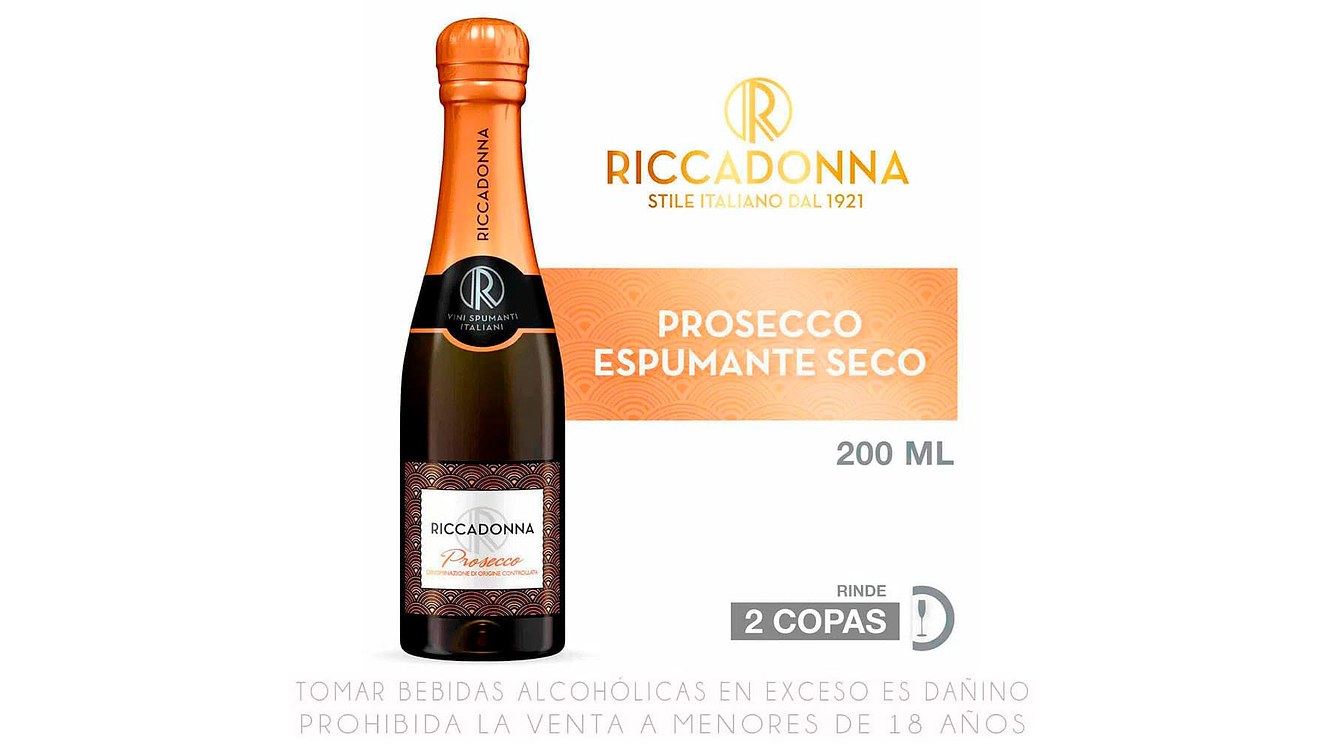  4 Riccadonnas Prosecco 200 ml 2