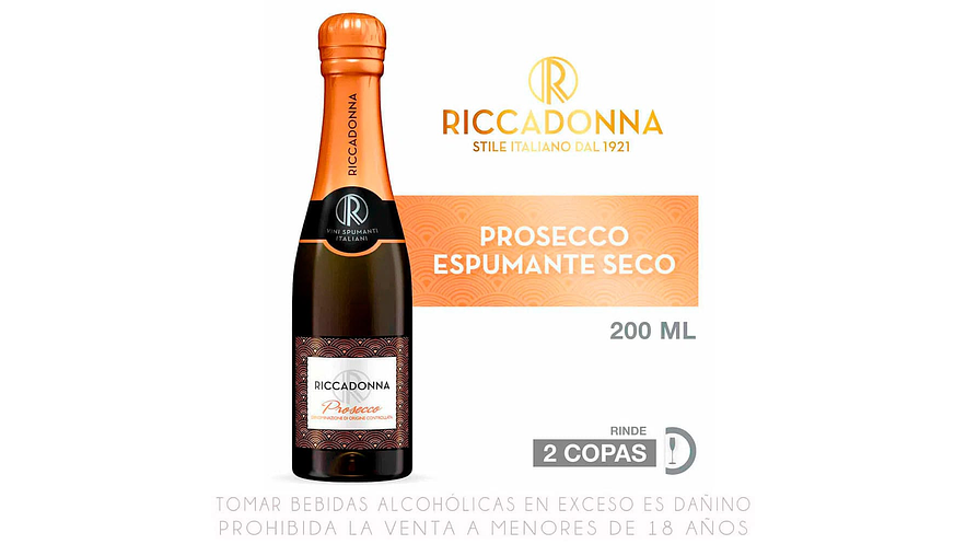  4 Riccadonnas Prosecco 200 ml 2