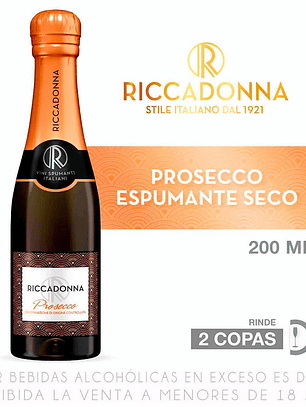  4 Riccadonnas Prosecco 200 ml
