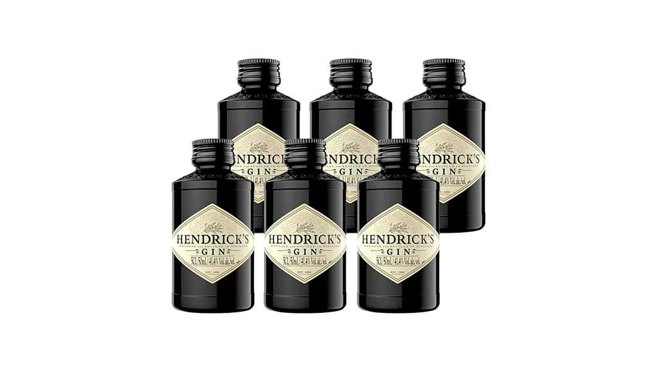 6 Miniaturas Hendricks Gin 50 ml 1