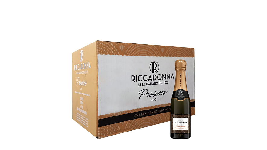 Caja de 24  Espumantes Riccadonna 200 ml Prosecco 1