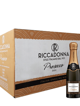 Caja de 24  Espumantes Riccadonna 200 ml Prosecco