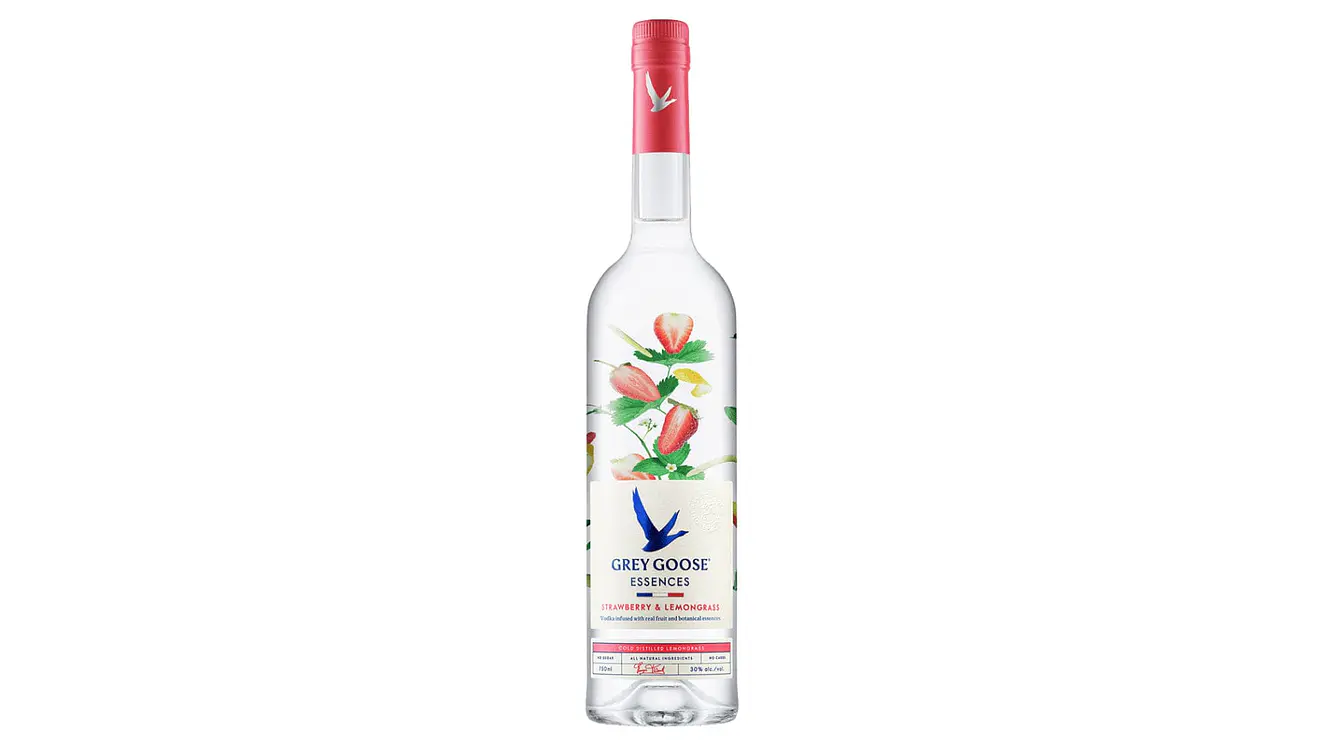 Vodka Premium Grey Goose Essences Strawberry & Lemongrass 1L 1