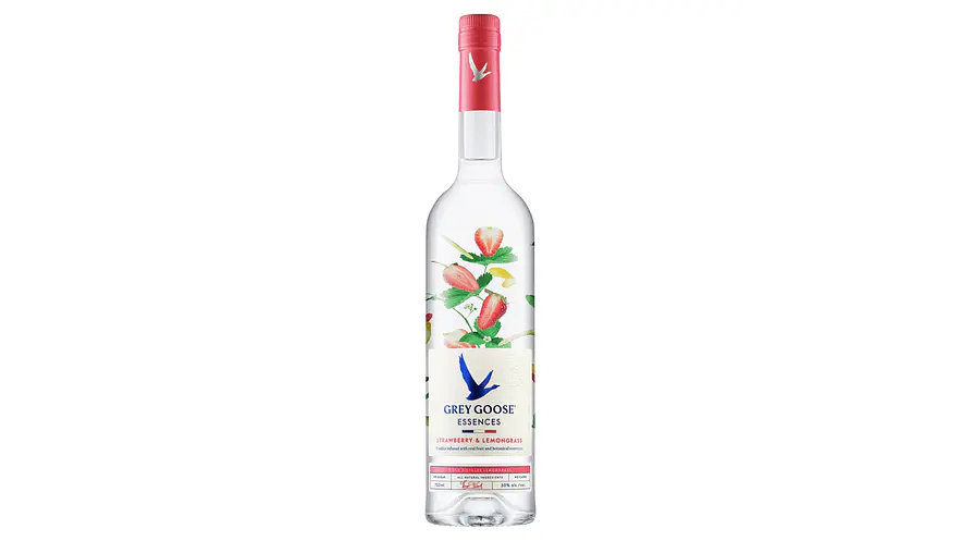 Vodka Premium Grey Goose Essences Strawberry & Lemongrass 1L 1